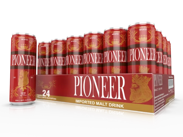 Pioneer Malt Drinks - Coffee Flavor - 500ml - Coffee 24 Pack
